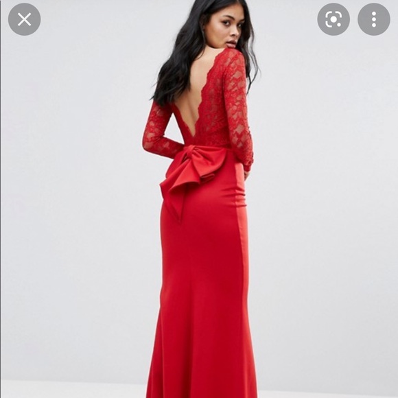 🔺Red-Goddess dress with open back🔻 - Picture 1 of 8